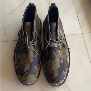 Gray boots Saks fifth Avenue